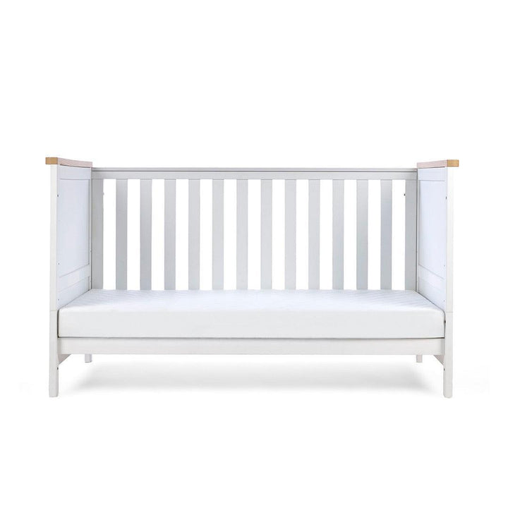 Tutti Bambini Misha Cot Bed - White/Golden Oak-Cot Beds-White/Golden Oak- | Natural Baby Shower
