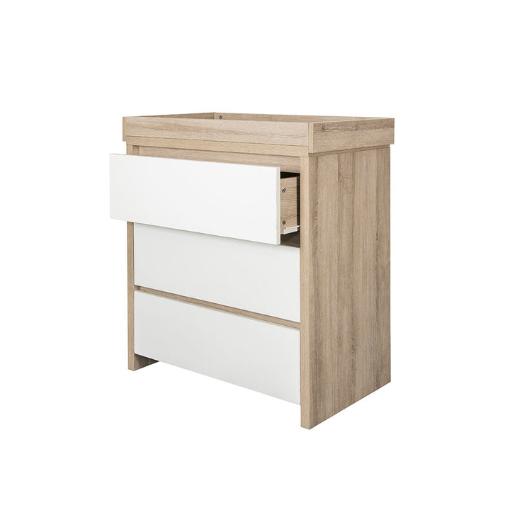 Tutti Bambini Modena Changing Unit - White/Oak-Changing Units-White/Oak- | Natural Baby Shower