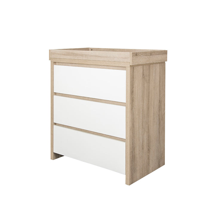 Tutti Bambini Modena Changing Unit - White/Oak-Changing Units-White/Oak- | Natural Baby Shower