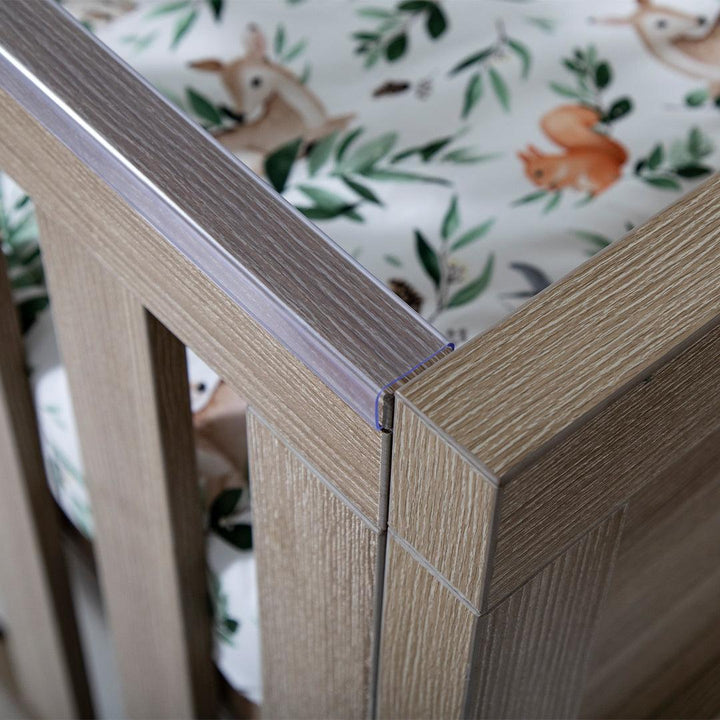 Tutti Bambini Modena 3 in 1 Cot Bed - Oak-Cot Beds-Oak-Without Mattress | Natural Baby Shower