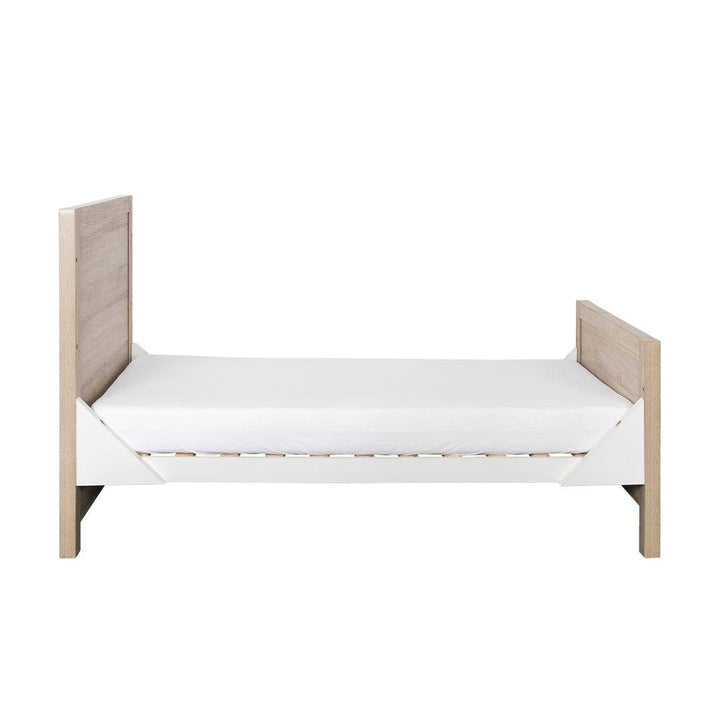 Tutti Bambini Modena 3 in 1 Cot Bed - White/Oak-Cot Beds-White/Oak-Without Mattress | Natural Baby Shower