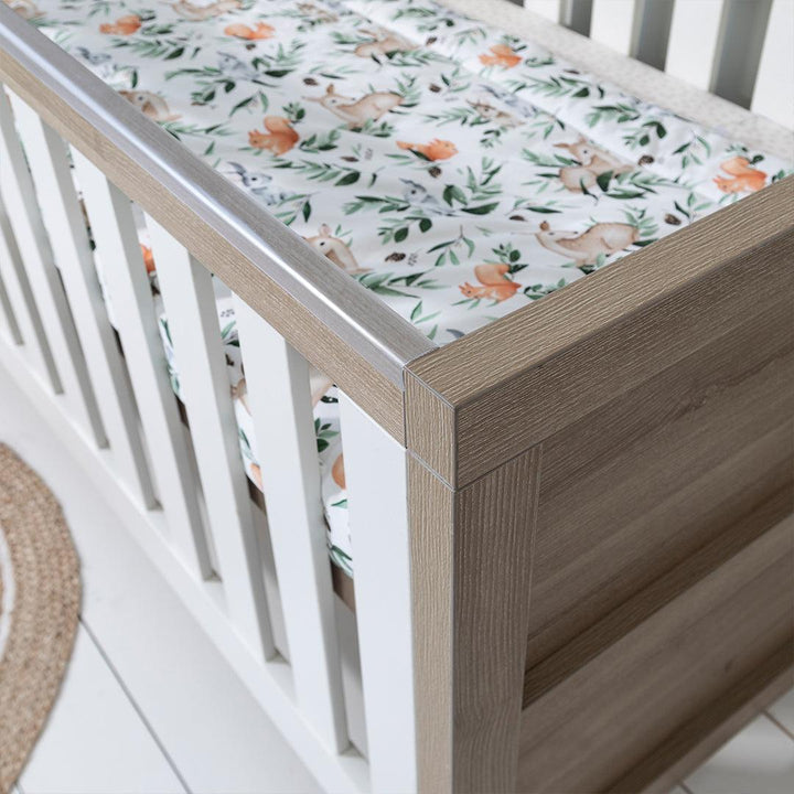 Tutti Bambini Modena 3 in 1 Cot Bed - White/Oak-Cot Beds-White/Oak-Without Mattress | Natural Baby Shower