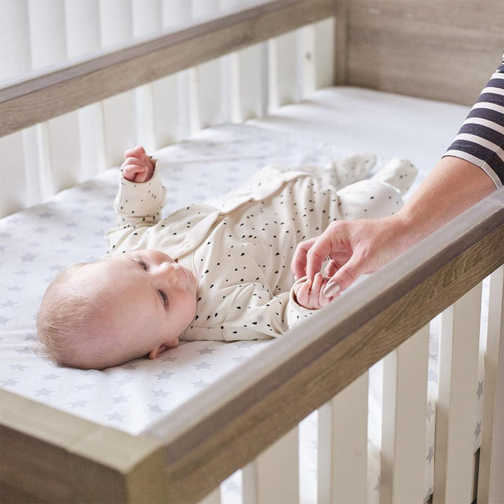 Tutti Bambini Modena 3 in 1 Cot Bed - White/Oak-Cot Beds-White/Oak-Without Mattress | Natural Baby Shower
