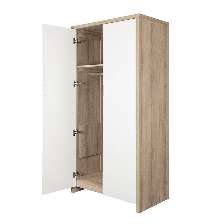 Tutti Bambini Modena Wardrobe - White/Oak-Wardrobes-White/Oak- | Natural Baby Shower