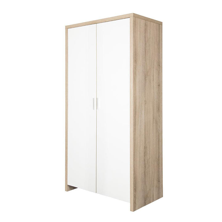 Tutti Bambini Modena Wardrobe - White/Oak-Wardrobes-White/Oak- | Natural Baby Shower