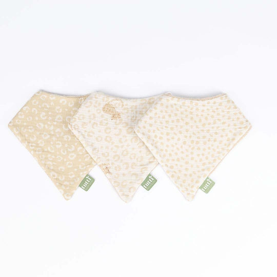 Tutti Bambini Muslin Bandana Bibs 3 Pack - Love Cats-Bibs-Love Cats- | Natural Baby Shower
