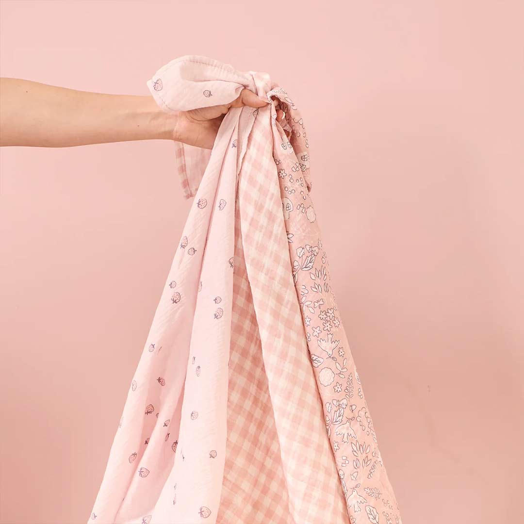 Tutti Bambini Muslin Squares 3 Pack - Tiny Tales-Muslin Squares-Tiny Tales- | Natural Baby Shower