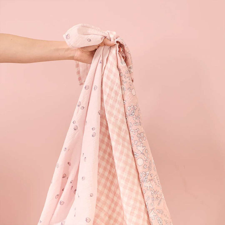 Tutti Bambini Muslin Squares 3 Pack - Tiny Tales-Muslin Squares-Tiny Tales- | Natural Baby Shower