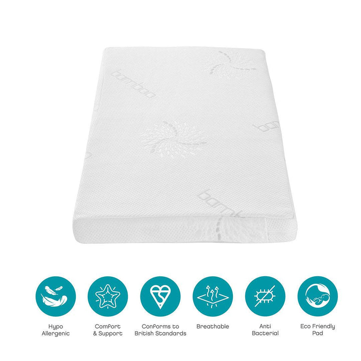 Tutti Bambini Natural Coir Fibre Cot Bed Mattress-Mattresses-140x70cm- | Natural Baby Shower