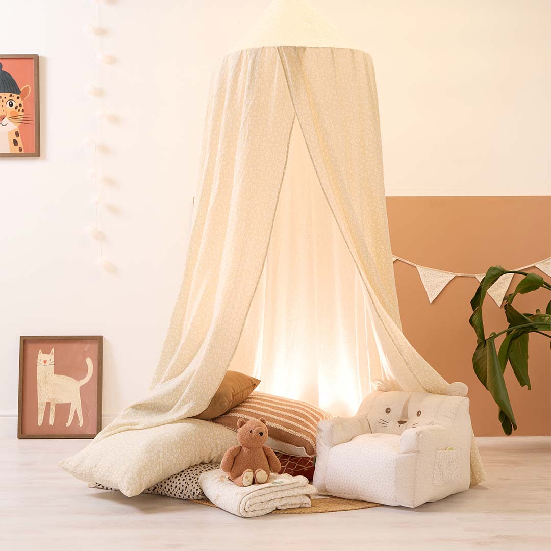 Tutti Bambini Nursery Canopy & Den - Love Cats-Canopies-Love Cats- | Natural Baby Shower