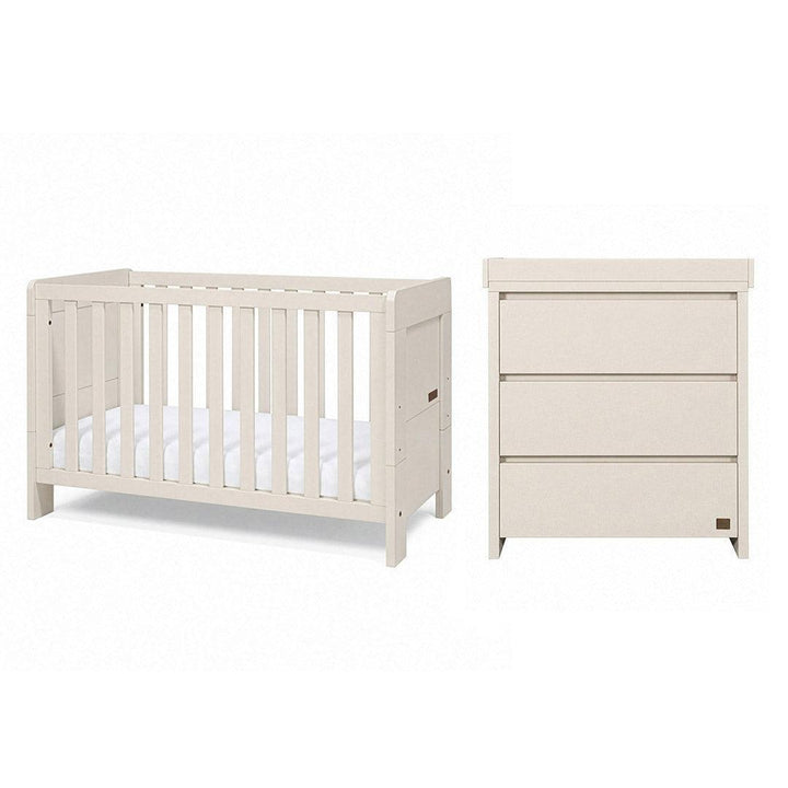 Tutti Bambini Origin Alba/Modena 2 Piece Nursery Furniture Set - Cashmere-Nursery Sets-Cashmere-Cot | Natural Baby Shower