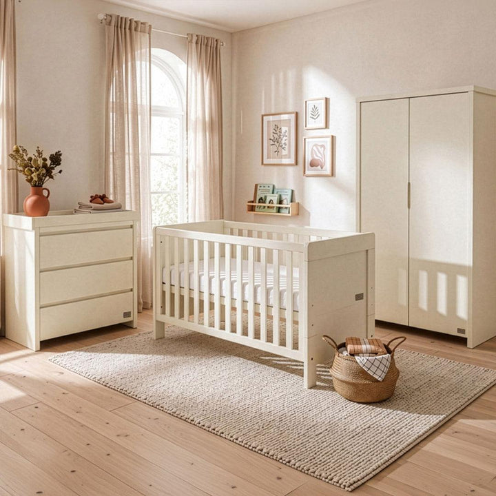 Tutti Bambini Origin Alba/Modena 2 Piece Nursery Furniture Set - Cashmere-Nursery Sets-Cashmere-Cot | Natural Baby Shower