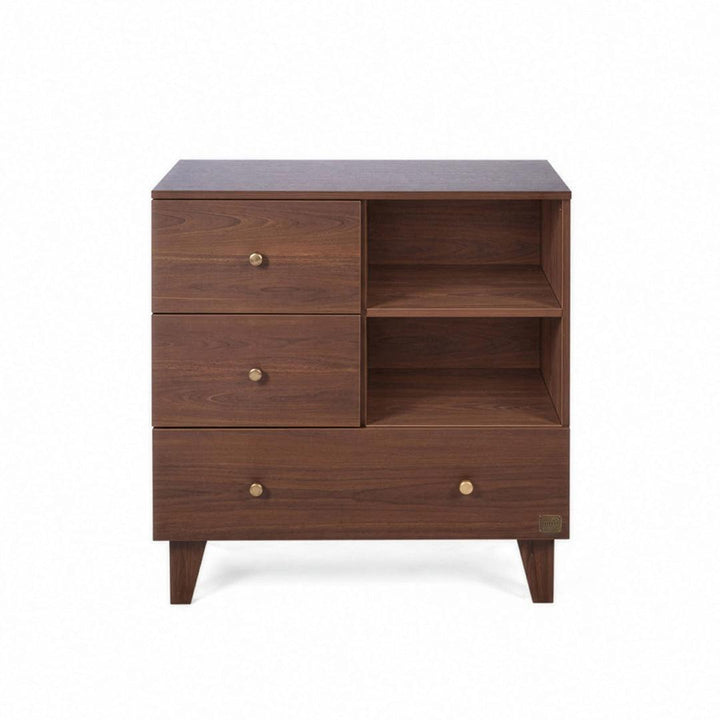 Tutti Bambini Origin Como Chest Changer - Rich Walnut-Changing Units-Rich Walnut- | Natural Baby Shower