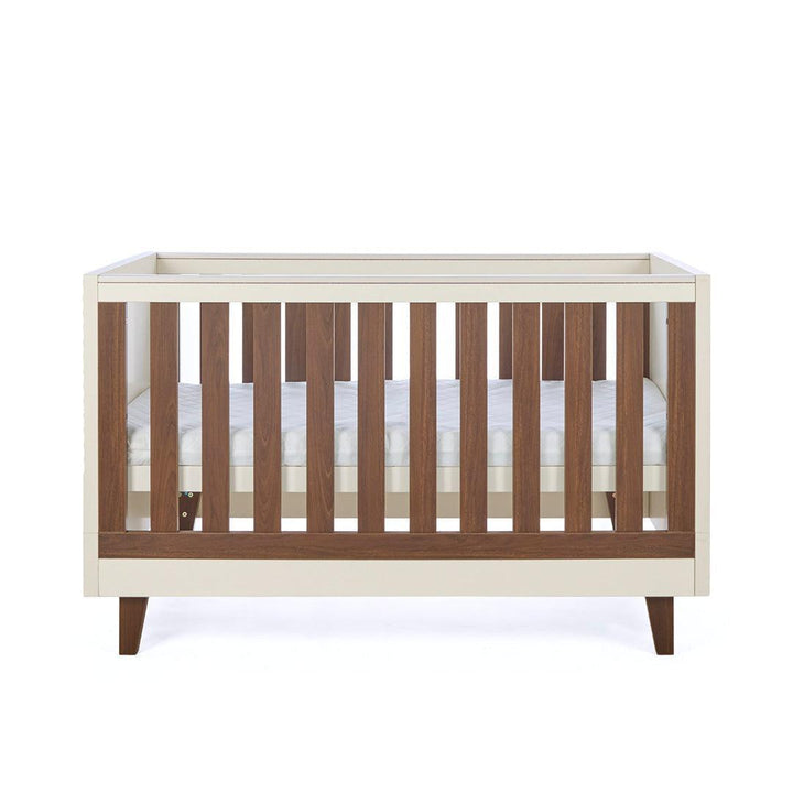 Tutti Bambini Origin Como Cot Bed - Cashmere/Rich Walnut-Cot Beds-Cashmere/Rich Walnut- | Natural Baby Shower