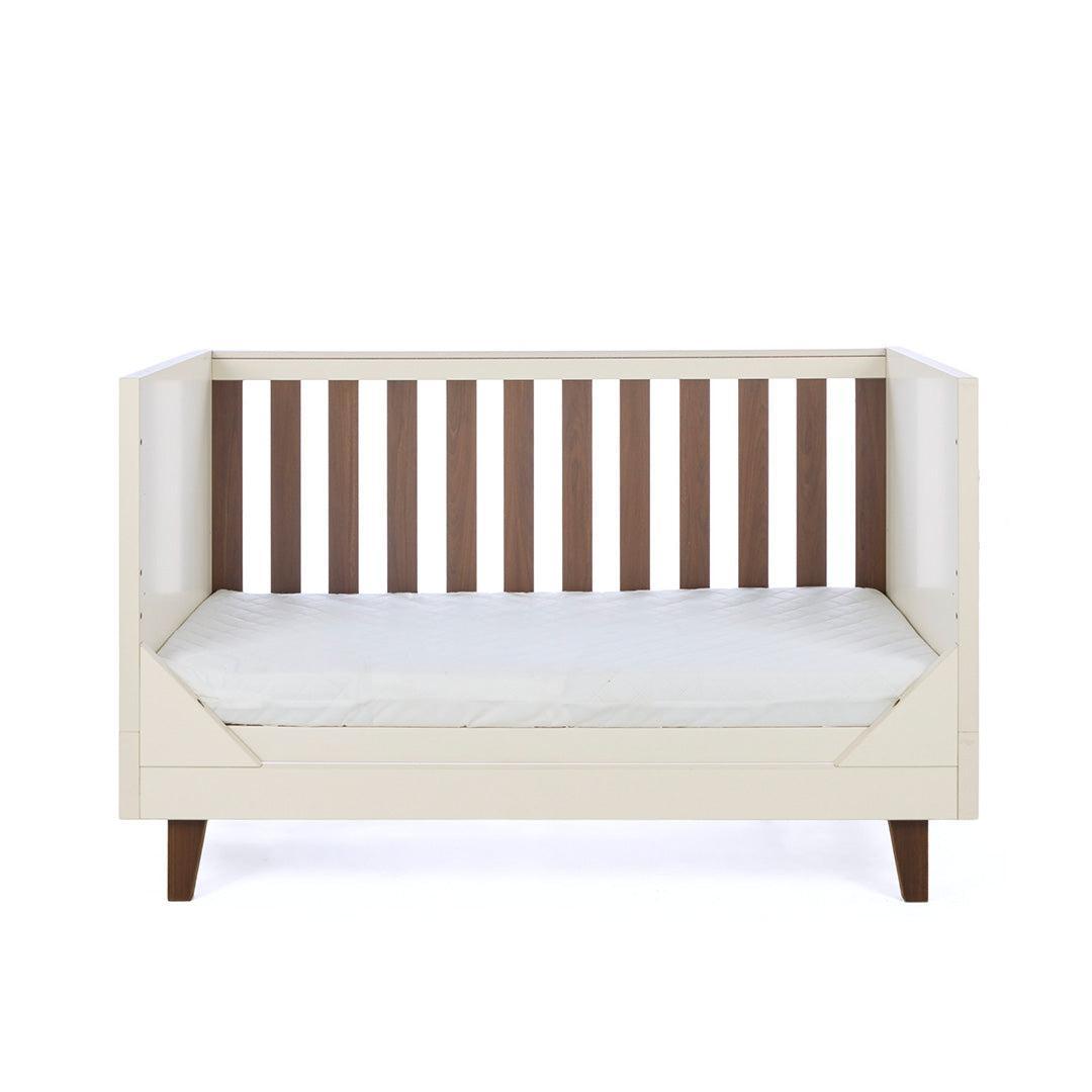 Tutti Bambini Origin Como Cot Bed - Cashmere/Rich Walnut-Cot Beds-Cashmere/Rich Walnut- | Natural Baby Shower