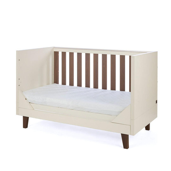 Tutti Bambini Origin Como Cot Bed - Cashmere/Rich Walnut-Cot Beds-Cashmere/Rich Walnut- | Natural Baby Shower