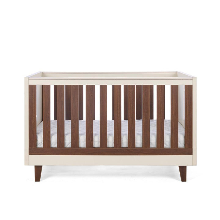 Tutti Bambini Origin Como Cot Bed - Cashmere/Rich Walnut-Cot Beds-Cashmere/Rich Walnut- | Natural Baby Shower