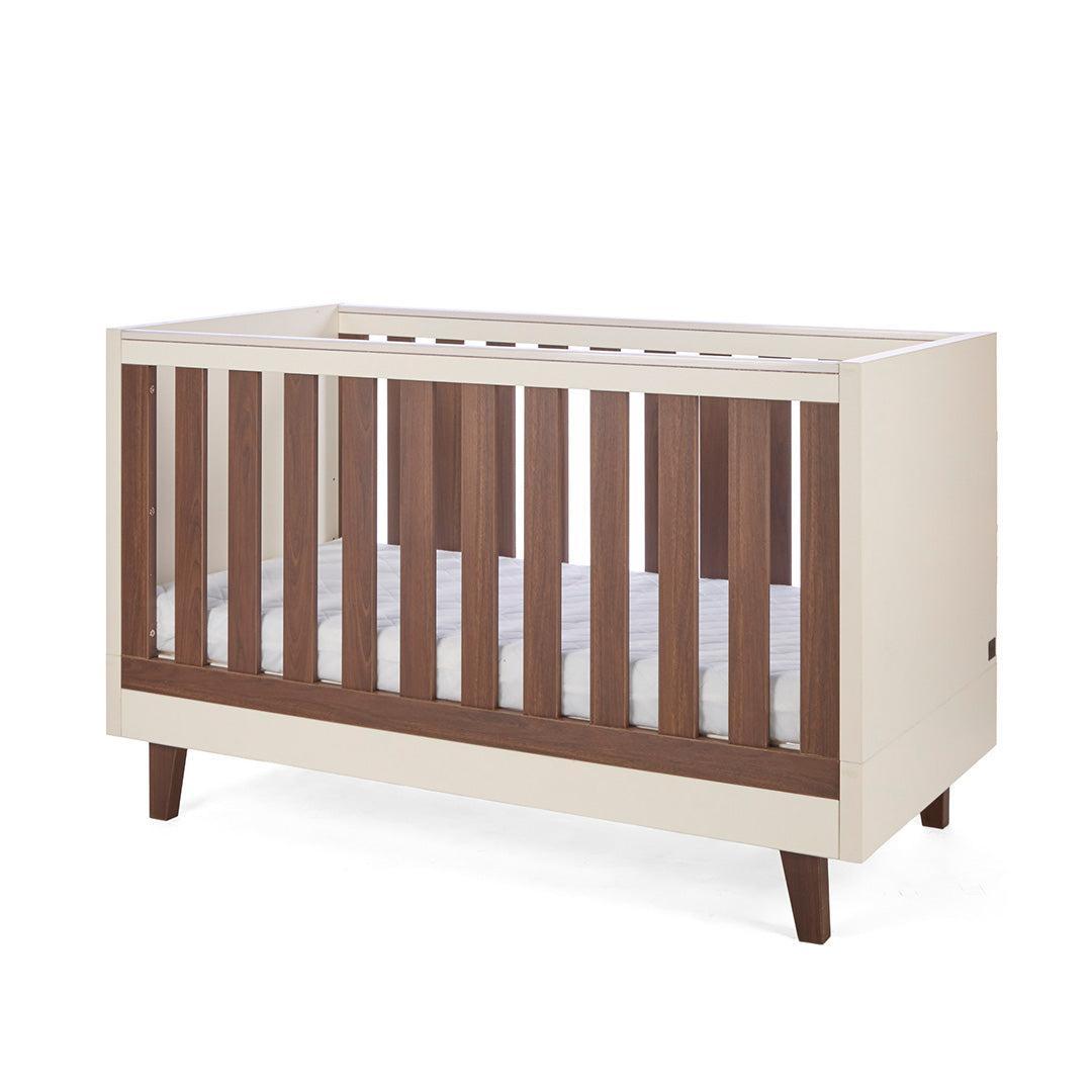 Tutti Bambini Origin Como Cot Bed - Cashmere/Rich Walnut-Cot Beds-Cashmere/Rich Walnut- | Natural Baby Shower
