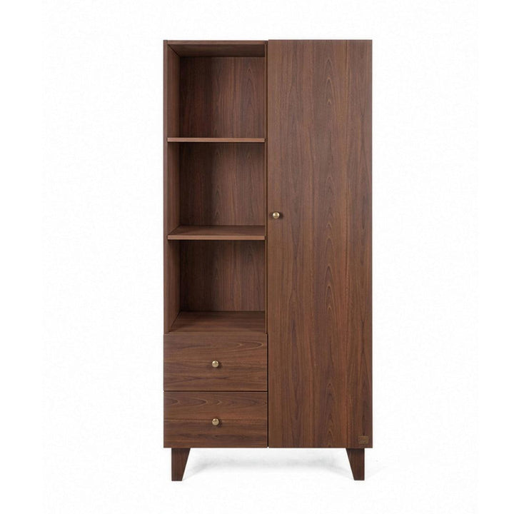 Tutti Bambini Origin Como Wardrobe - Rich Walnut-Wardrobes-Rich Walnut- | Natural Baby Shower