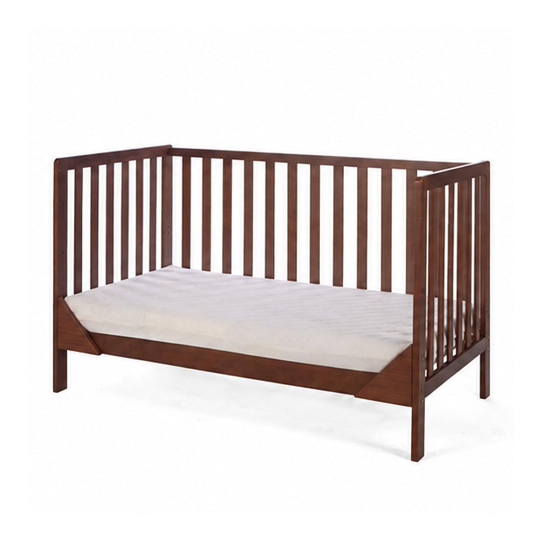 Tutti Bambini Origin Malmo Cot Bed, Cot Top Changer & Mattress Bundle - Rich Walnut-Cot Beds-Rich Walnut- | Natural Baby Shower