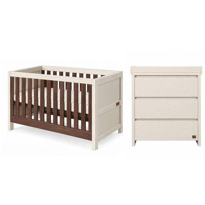 Tutti Bambini Origin Modena 2 Piece Nursery Furniture Set - Cashmere-Nursery Sets- | Natural Baby Shower