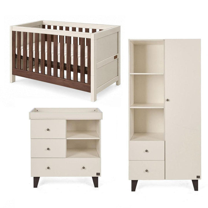Tutti Bambini Origin Modena/Como 3 Piece Nursery Furniture Set - Cashmere/Cashmere-Nursery Sets- | Natural Baby Shower
