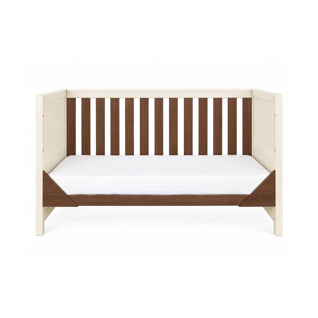 Tutti Bambini Origin Modena Cot Bed - Cashmere/Rich Walnut-Cot Beds-Cashmere/Rich Walnut- | Natural Baby Shower