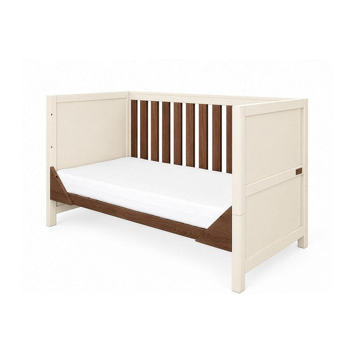 Tutti Bambini Origin Modena Cot Bed - Cashmere/Rich Walnut-Cot Beds-Cashmere/Rich Walnut- | Natural Baby Shower