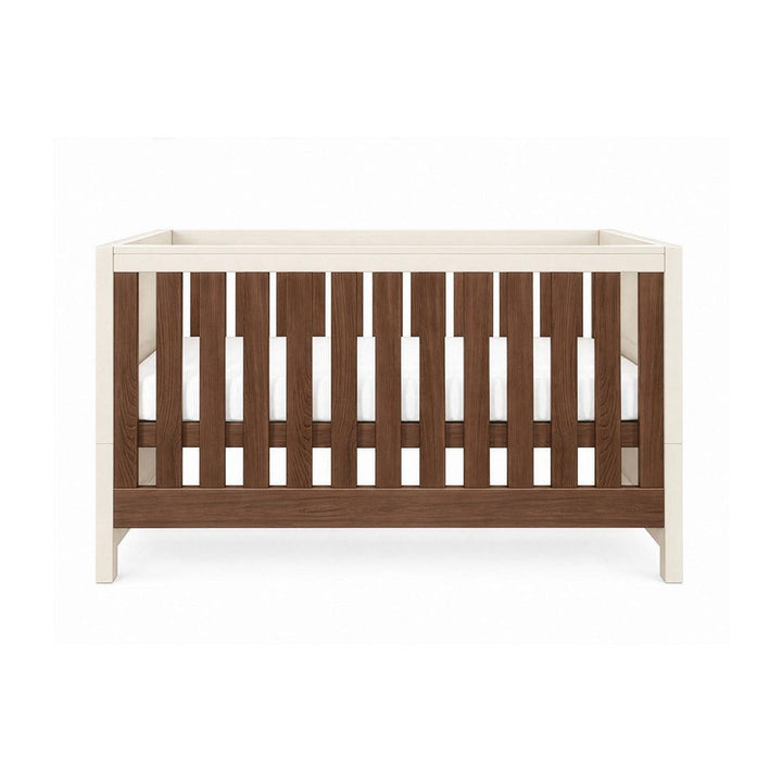 Tutti Bambini Origin Modena Cot Bed - Cashmere/Rich Walnut-Cot Beds-Cashmere/Rich Walnut- | Natural Baby Shower