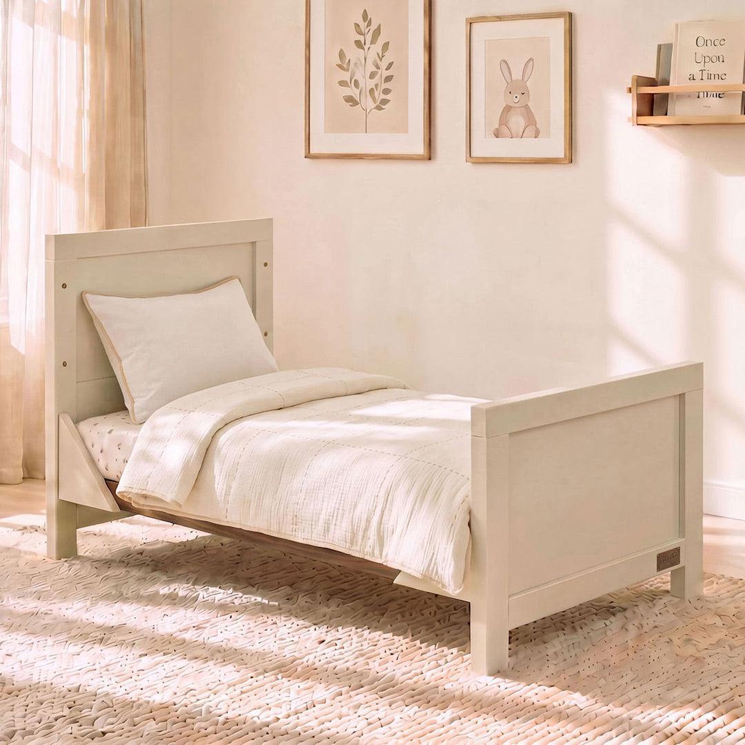 Tutti Bambini Origin Modena Cot Bed - Cashmere/Rich Walnut-Cot Beds-Cashmere/Rich Walnut- | Natural Baby Shower