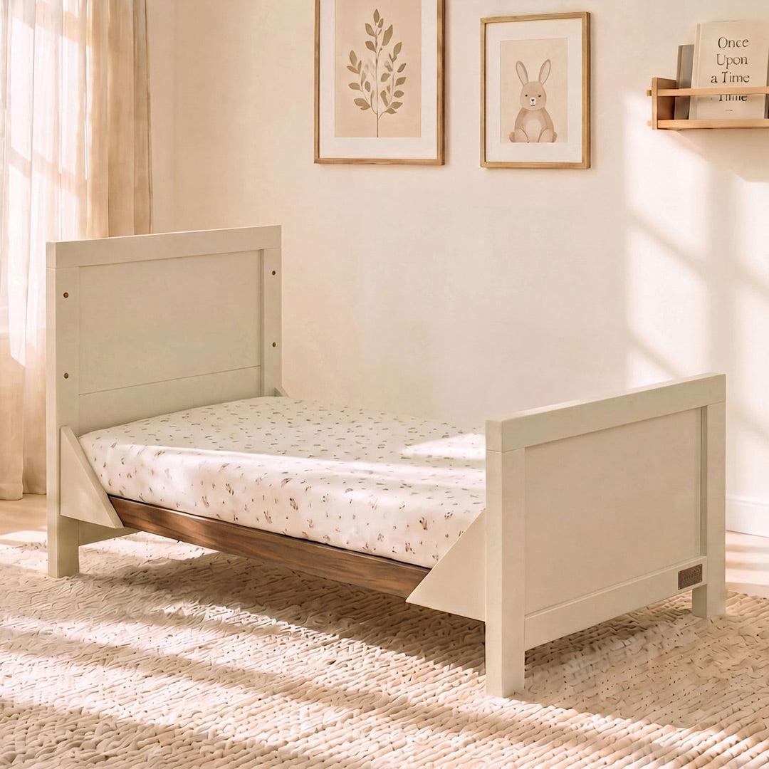 Tutti Bambini Origin Modena Cot Bed - Cashmere/Rich Walnut-Cot Beds-Cashmere/Rich Walnut- | Natural Baby Shower