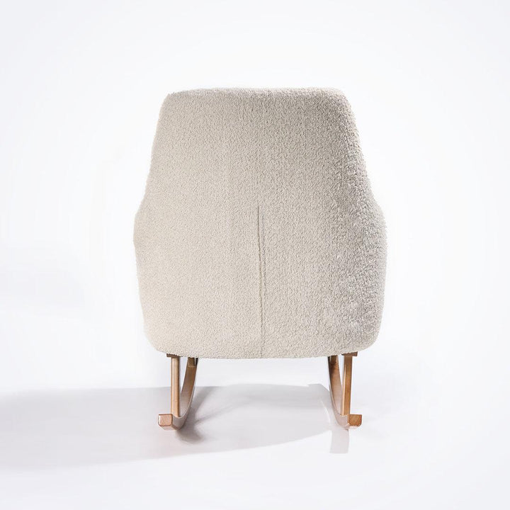 Tutti Bambini Oscar Luxe Rocking Chair & Footstool - Teddy Sage-Feeding Chairs-Teddy Sage-One Size | Natural Baby Shower