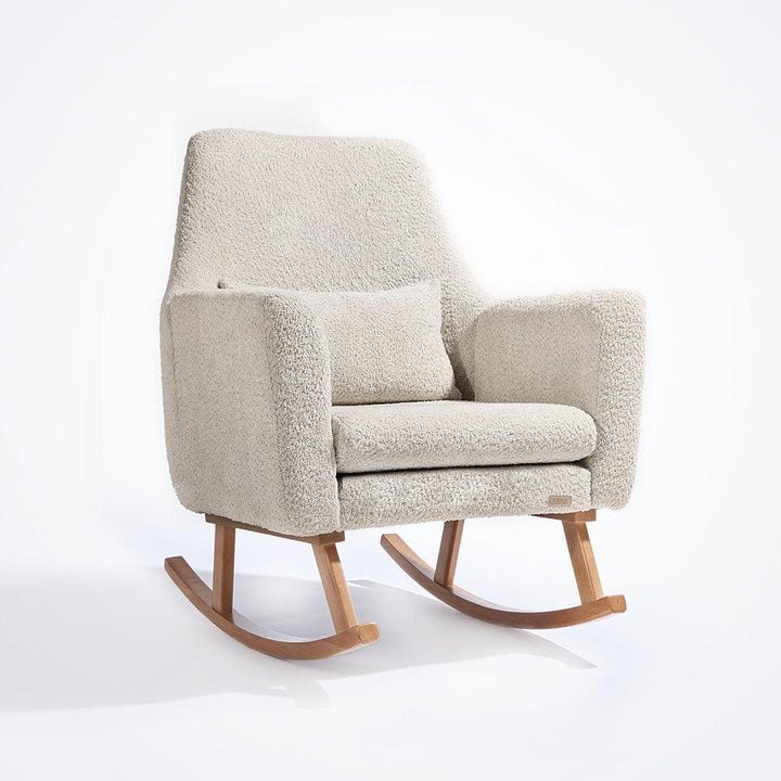 Tutti Bambini Oscar Luxe Rocking Chair & Footstool - Teddy Sage-Feeding Chairs-Teddy Sage-One Size | Natural Baby Shower