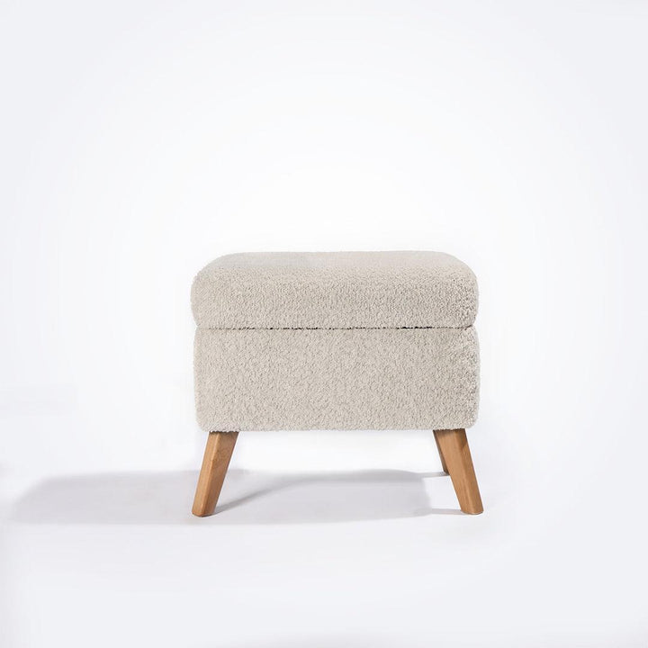 Tutti Bambini Oscar Luxe Rocking Chair & Footstool - Teddy Sage-Feeding Chairs-Teddy Sage-One Size | Natural Baby Shower