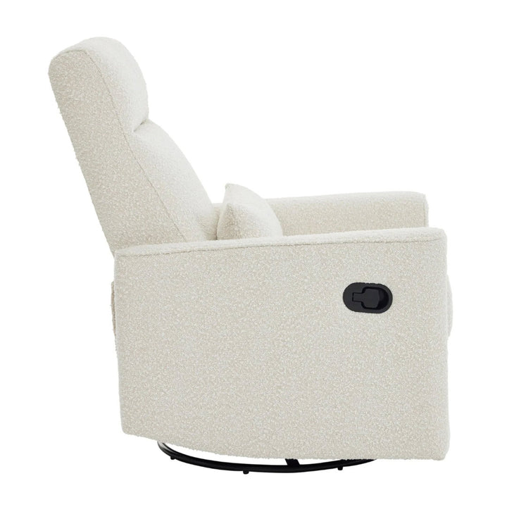 Tutti Bambini Paige Recliner Glider Nursery Chair - Vanilla Boucle-Feeding Chairs-Vanilla Boucle- | Natural Baby Shower