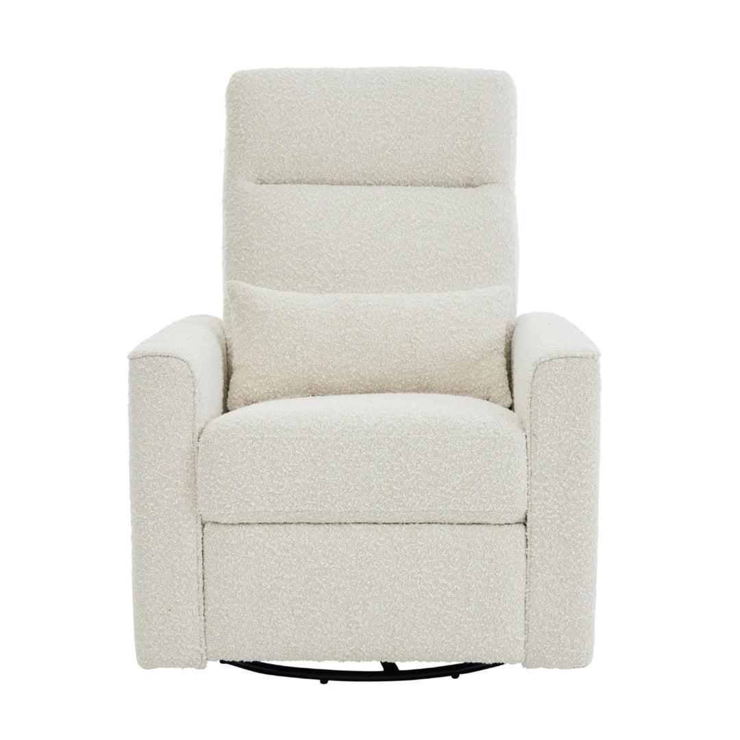 Tutti Bambini Paige Recliner Glider Nursery Chair - Vanilla Boucle-Feeding Chairs-Vanilla Boucle- | Natural Baby Shower