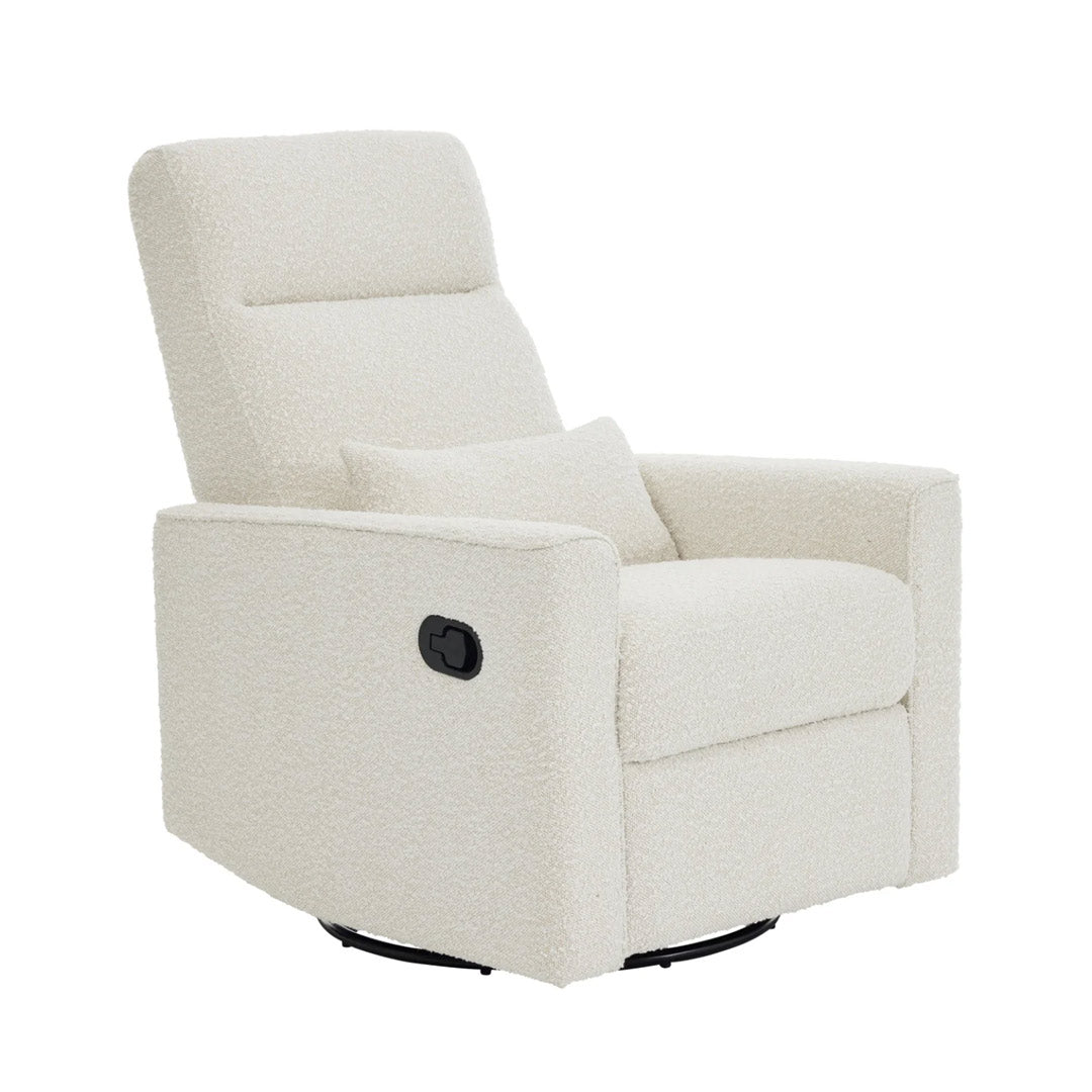 Tutti Bambini Paige Recliner Glider Nursery Chair - Vanilla Boucle-Feeding Chairs-Vanilla Boucle- | Natural Baby Shower