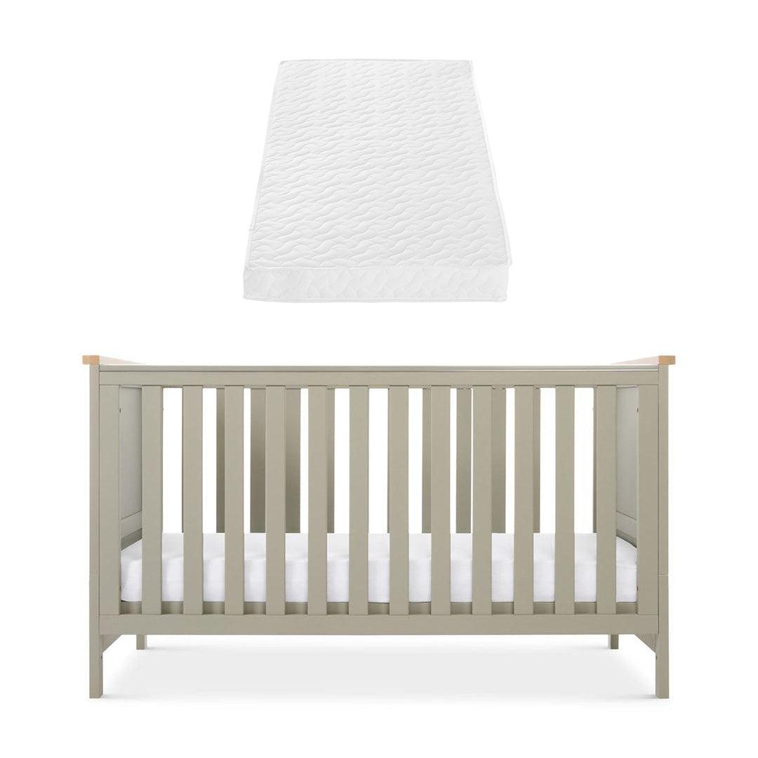 Tutti Bambini Misha Cot Bed - Sage / Golden Oak-Cot Beds-Sage/Golden Oak-Tutti Bambini Pocket Sprung Cot Bed Mattress | Natural Baby Shower