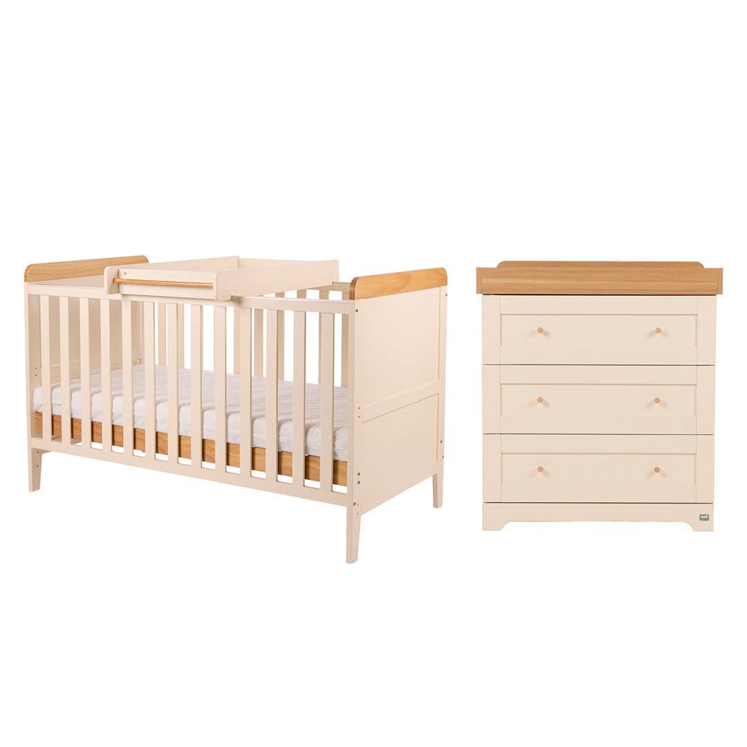 Tutti Bambini Rio 2pc Room Set - Cashmere/Honey Oak-Nursery Sets-Cashmere/Honey Oak- | Natural Baby Shower