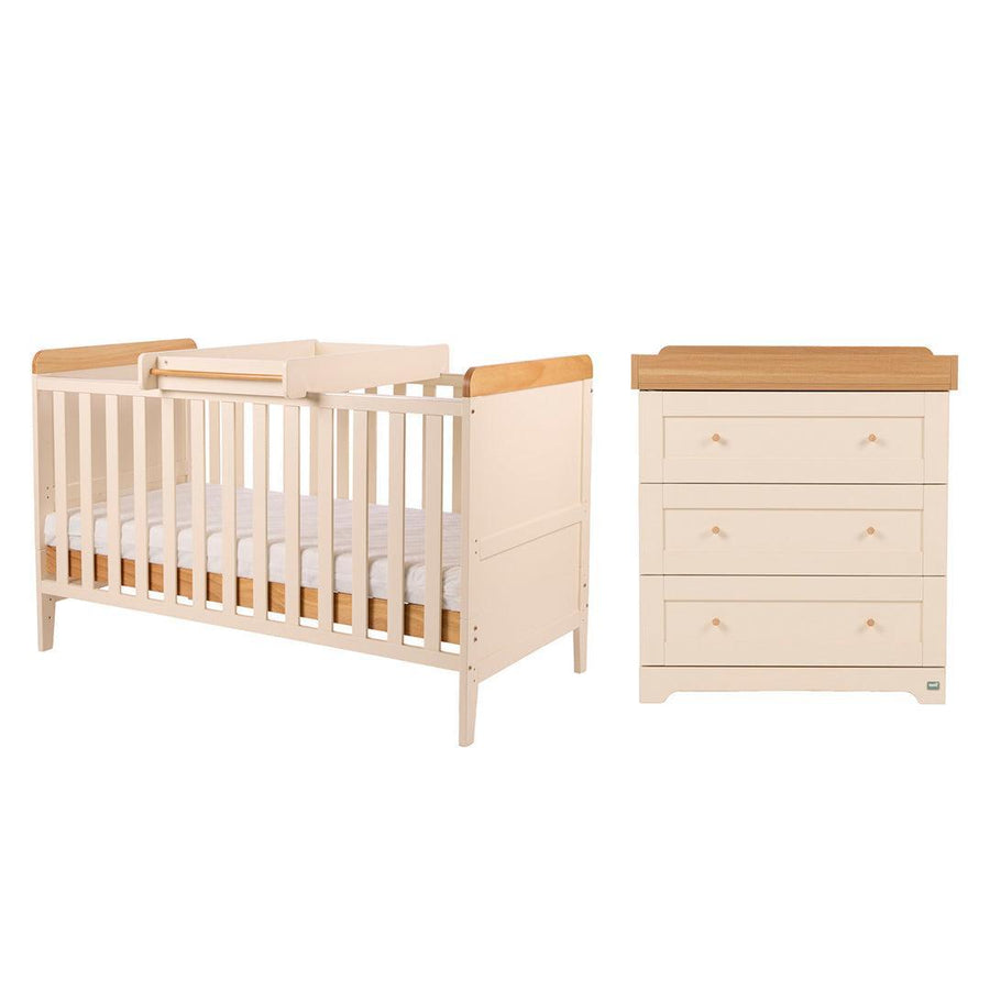 Tutti Bambini Rio 2pc Room Set - Cashmere/Honey Oak-Nursery Sets-Cashmere/Honey Oak- | Natural Baby Shower