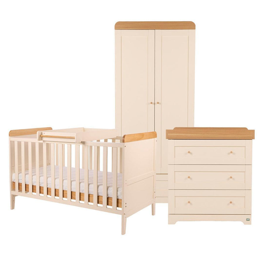 Tutti Bambini Rio 3pc Room Set - Cashmere/Honey Oak-Nursery Sets-Cashmere/Honey Oak- | Natural Baby Shower