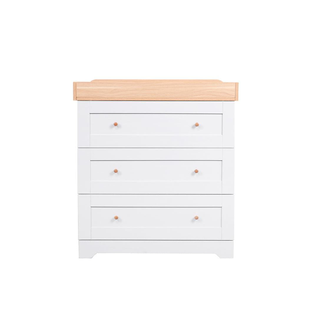 Tutti Bambini Rio Chest Changer - Dove Grey/Honey Oak-Chests-Dove Grey/Honey Oak- | Natural Baby Shower
