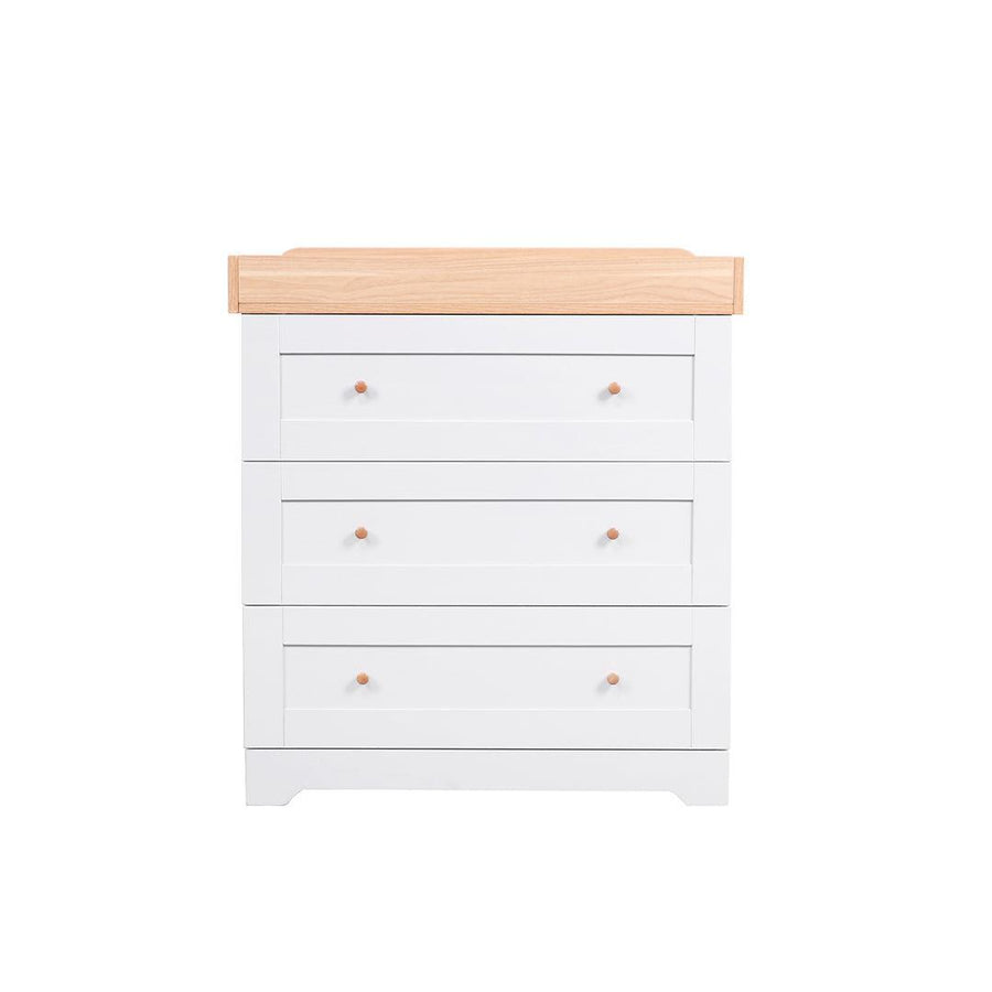 Tutti Bambini Rio Chest Changer - Dove Grey/Honey Oak-Chests-Dove Grey/Honey Oak- | Natural Baby Shower
