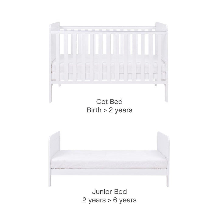 Tutti Bambini Rio 3pc Room Set - White-Nursery Sets-White- | Natural Baby Shower