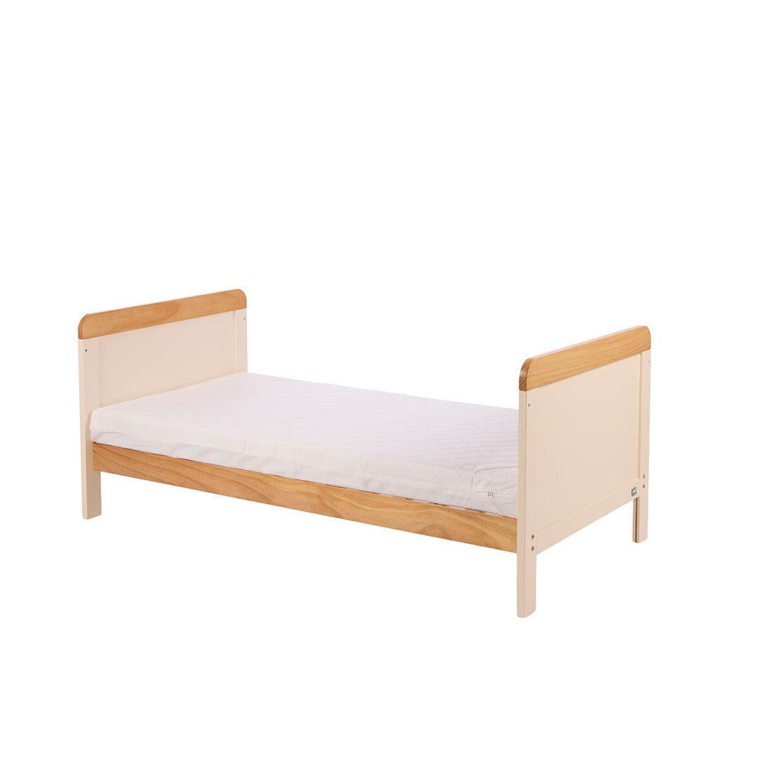 Tutti Bambini Rio Cot Bed with Cot Top Changer & Mattress - Cashmere/Honey Oak-Cot Beds-Cashmere/Honey Oak- | Natural Baby Shower