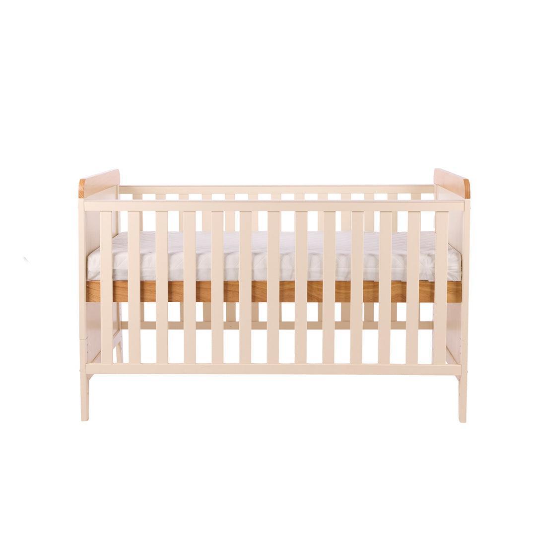 Tutti Bambini Rio Cot Bed with Cot Top Changer & Mattress - Cashmere/Honey Oak-Cot Beds-Cashmere/Honey Oak- | Natural Baby Shower
