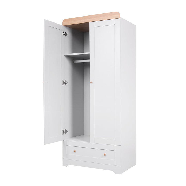 Tutti Bambini Rio Wardrobe - Dove Grey/Honey Oak-Wardrobes-Dove Grey/Honey Oak- | Natural Baby Shower