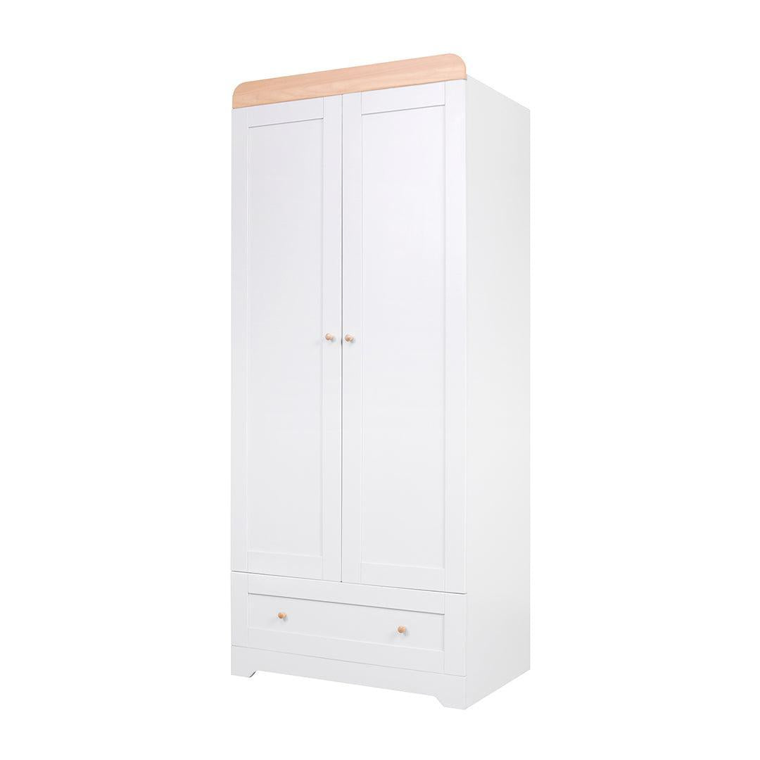 Tutti Bambini Rio Wardrobe - Dove Grey/Honey Oak-Wardrobes-Dove Grey/Honey Oak- | Natural Baby Shower