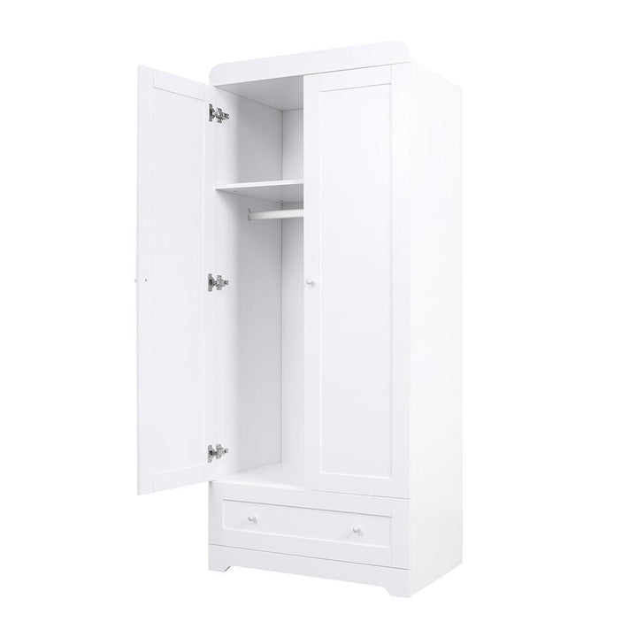 Tutti Bambini Rio Wardrobe - White-Wardrobes-White- | Natural Baby Shower