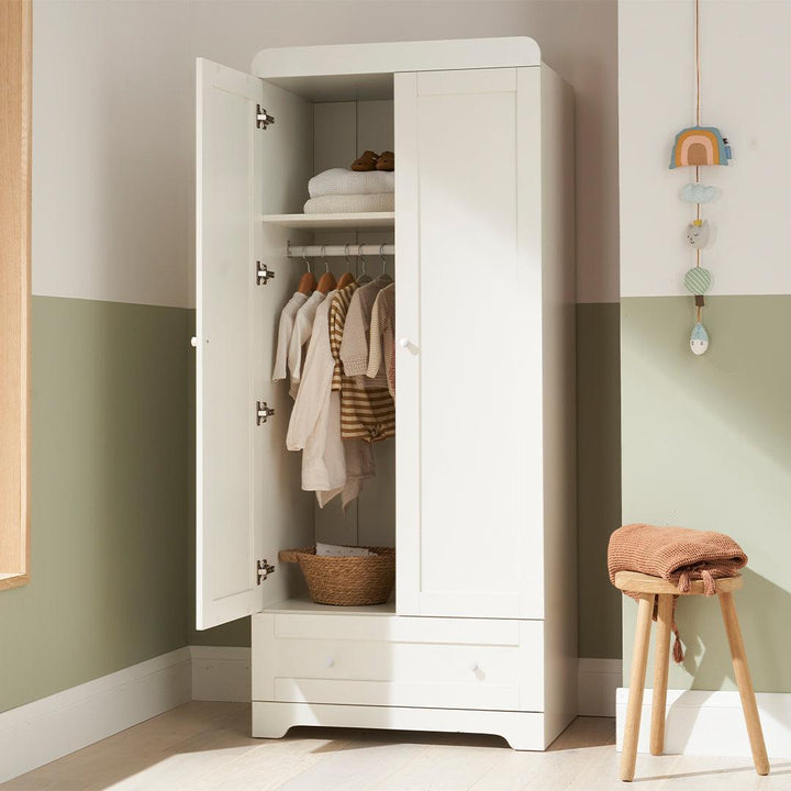 Tutti Bambini Rio Wardrobe - White-Wardrobes-White- | Natural Baby Shower